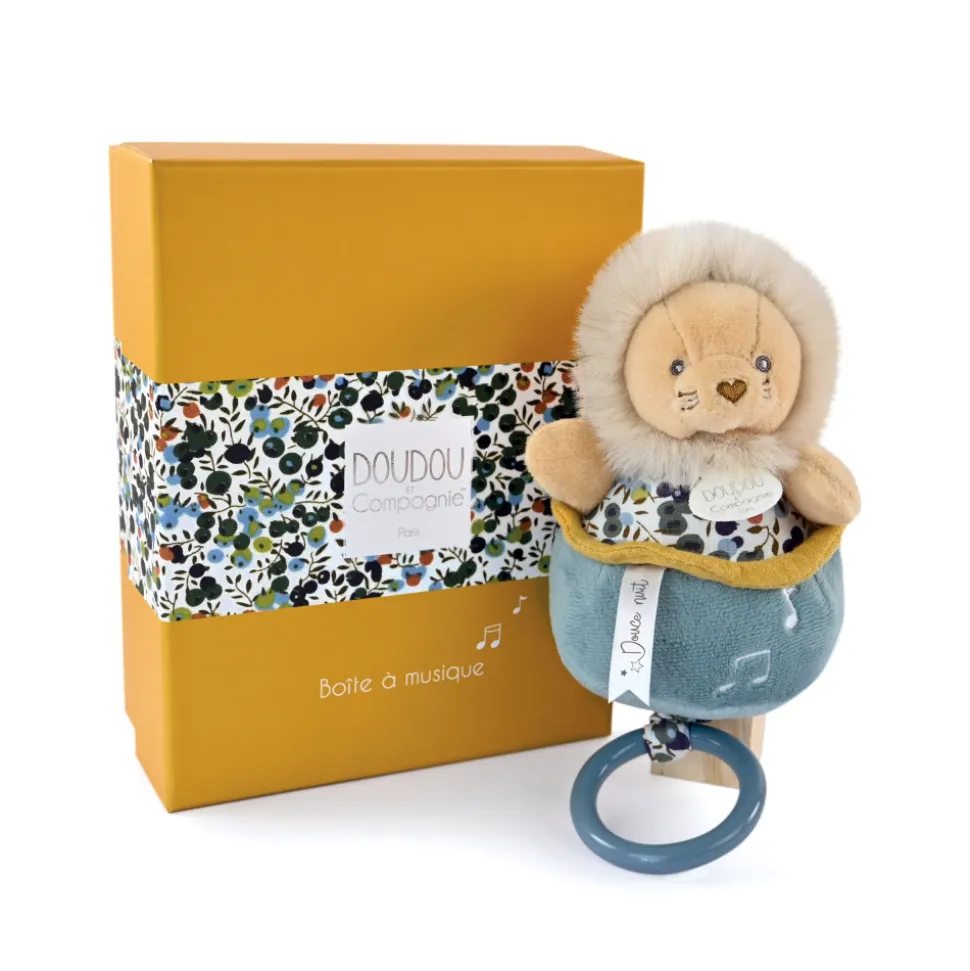 Peluche musicale boh'aime lion