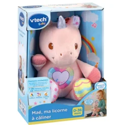 Peluche musicale maé ma licorne