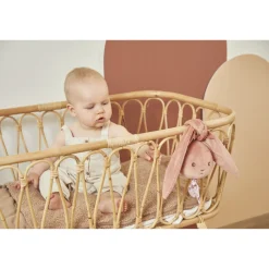 Peluche musicale nomade lapin terracotta