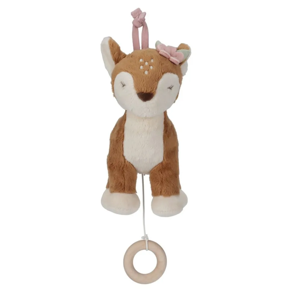 Peluche musicale à suspendre faon - fairy garden