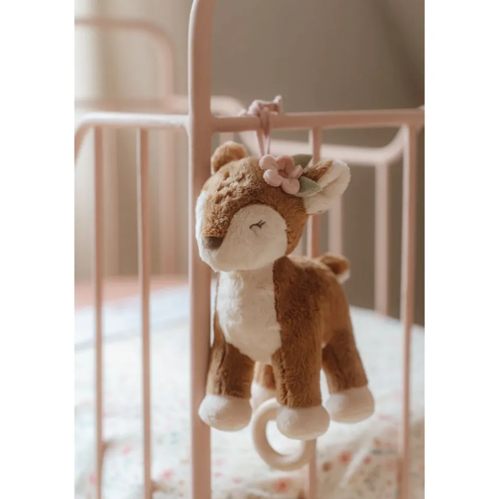 Peluche musicale à suspendre faon - fairy garden