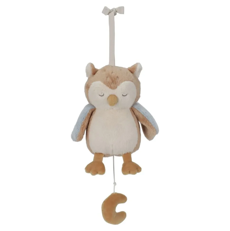 Peluche musicale à suspendre hibou - forest friends
