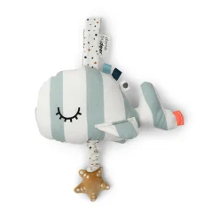 Peluche musicale wally bleu