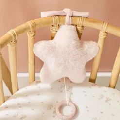 Peluche musical étoile fanfan rose