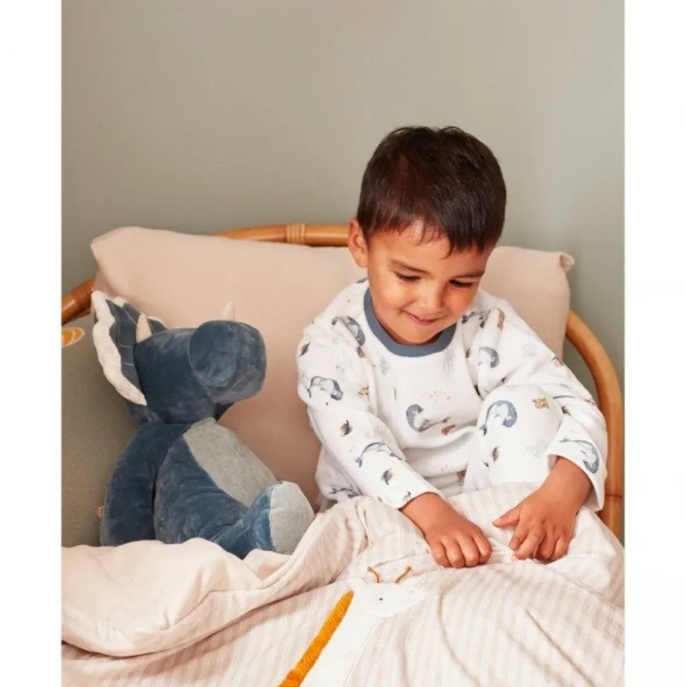 Peluche ops bleu - 25 cm