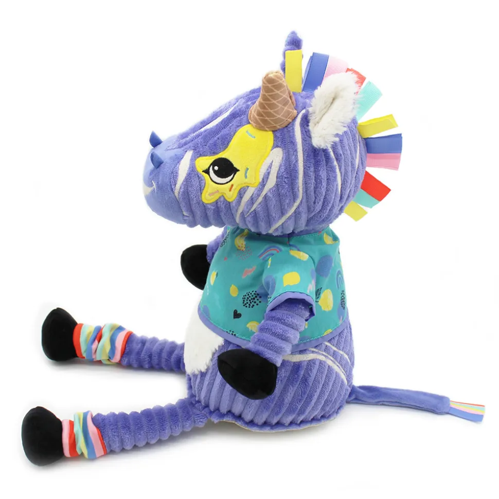 Peluche original kiprokos le zèbre