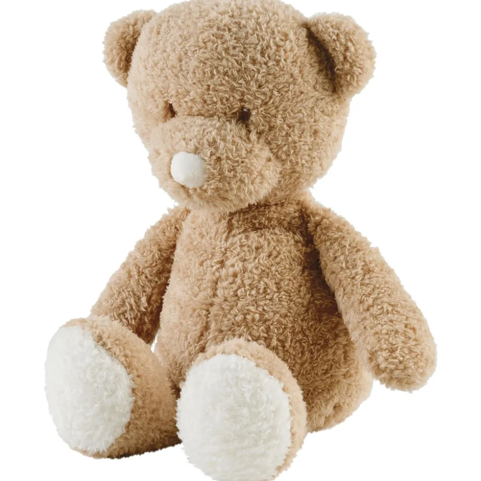 Peluche ours bouclette 30cm caramel teddy bouclette