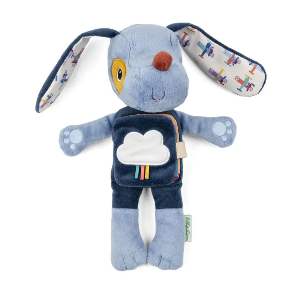 Peluche phosphorescente avec livre en tissu jules