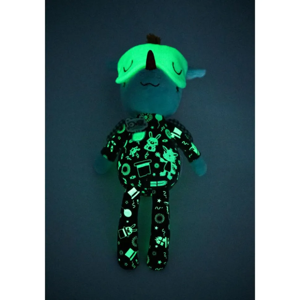 Peluche phosphorescente joe ami de la nuit