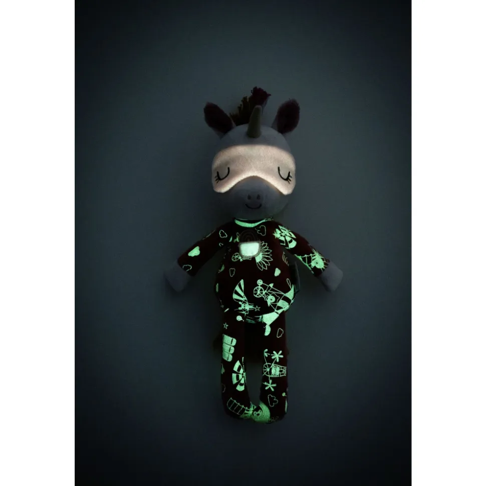 Peluche phosphorescente lena ami de la nuit