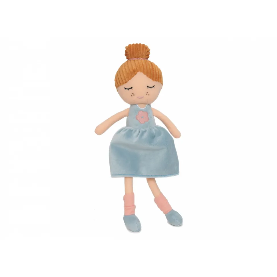 Peluche poupée rose