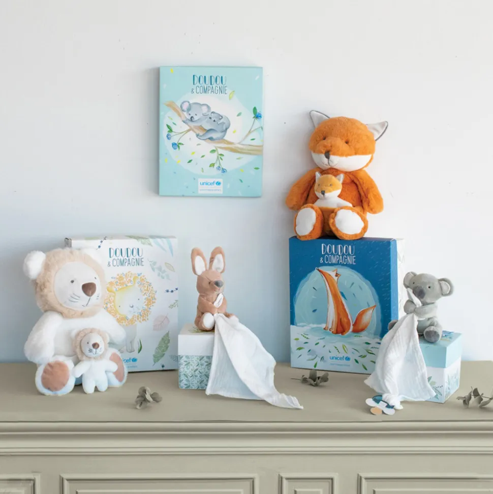 Peluche renard unicef
