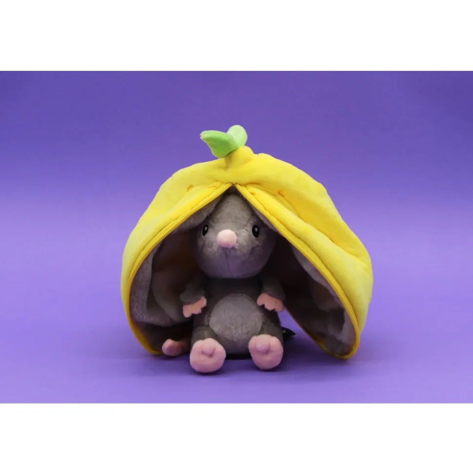 Peluche réversible flipetz souris et citron