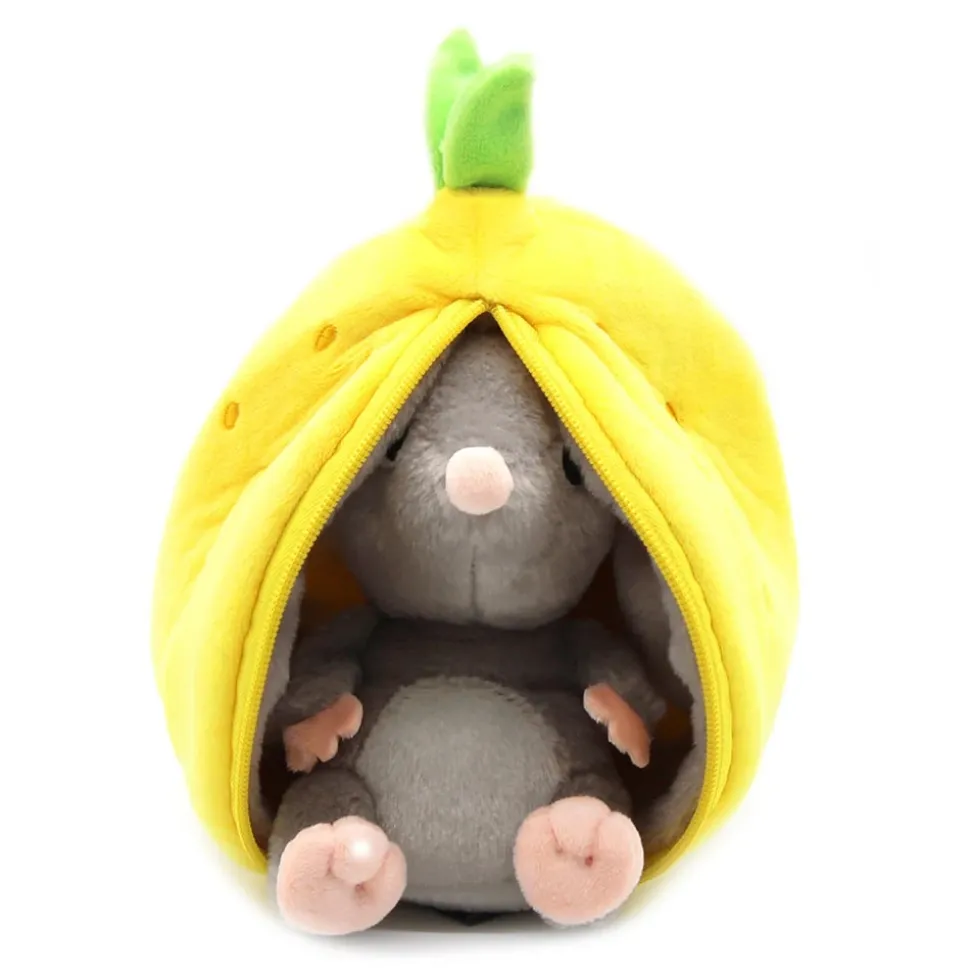 Peluche réversible flipetz souris et citron