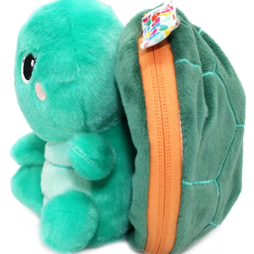Peluche réversible flipetz tortue et pêche