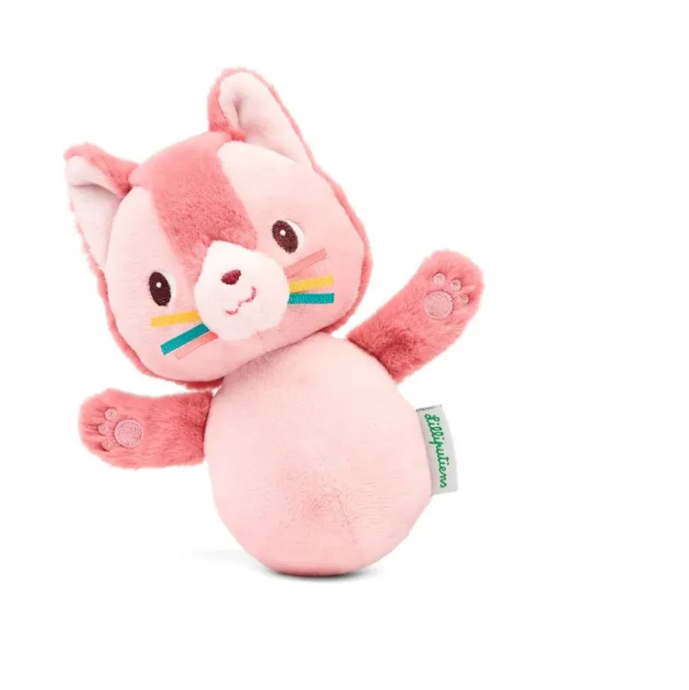 Peluche sonore culbuto jeanne le chat
