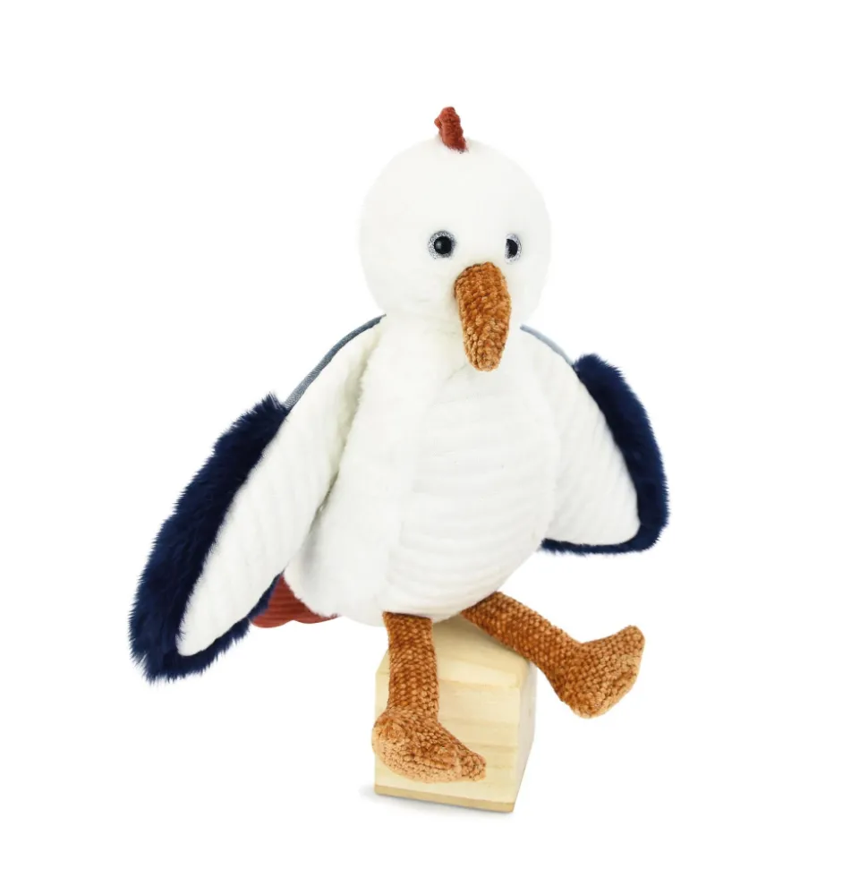 Peluche trésors marins mouette 23 cm