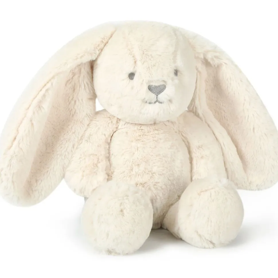 Peluche ultra douce lapin 40 cm - crème