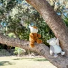Peluche ultra douce renard 40 cm -cuivré