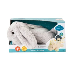 Peluche veilleuse bébé projection plafond lapin dream buddies