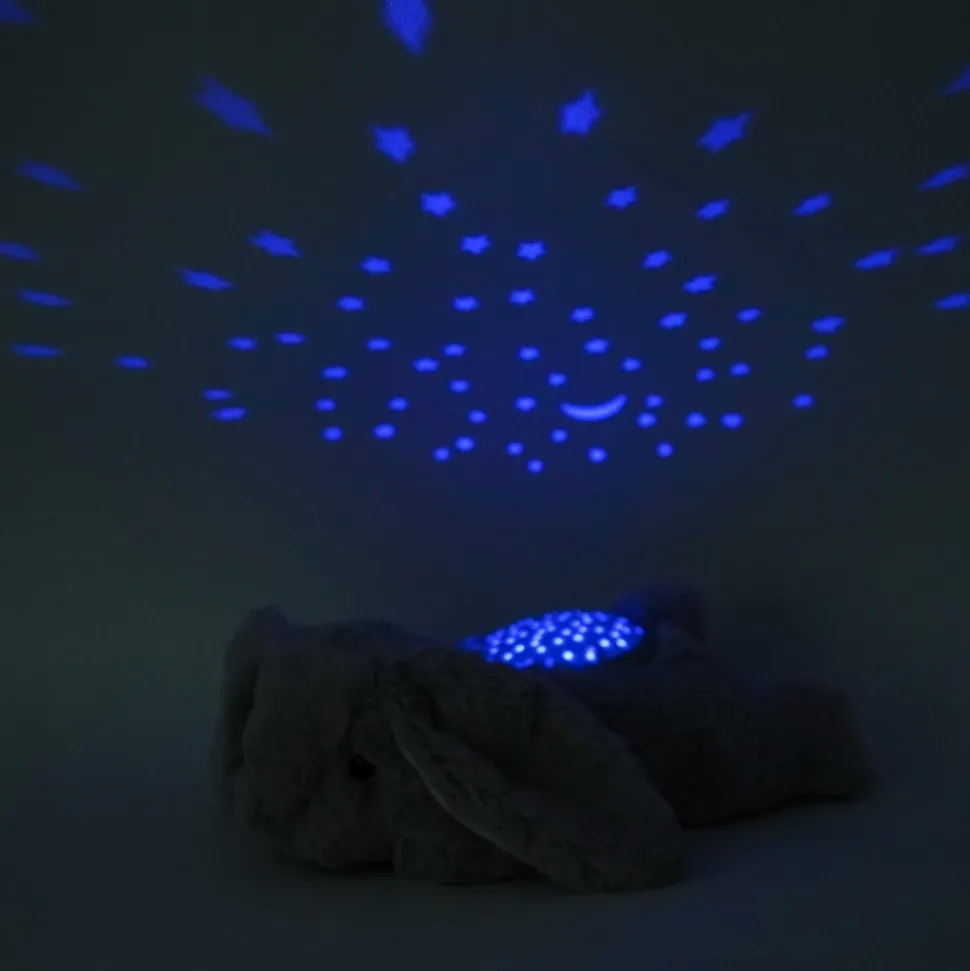 Peluche veilleuse bébé projection plafond lapin dream buddies