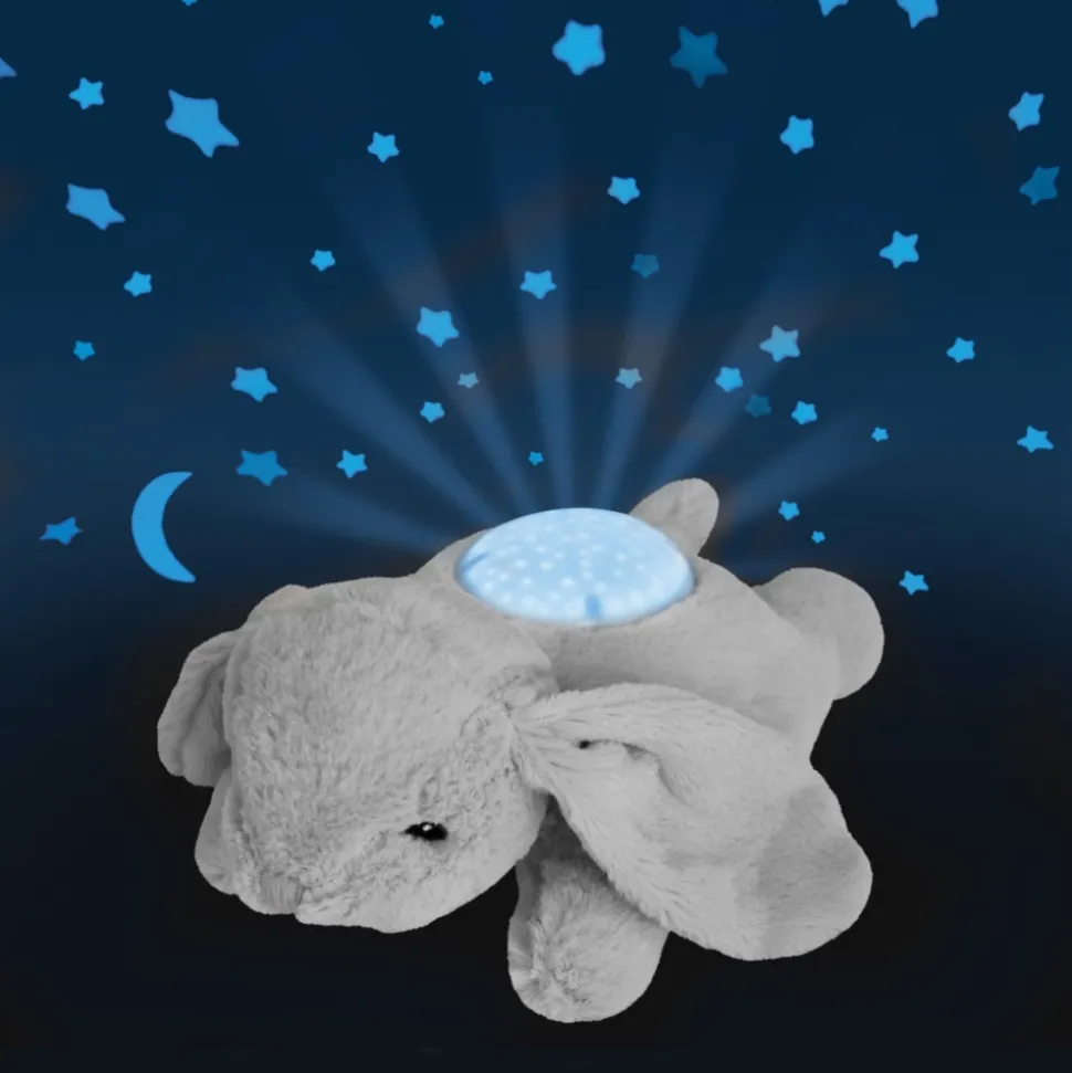 Peluche veilleuse bébé projection plafond lapin dream buddies