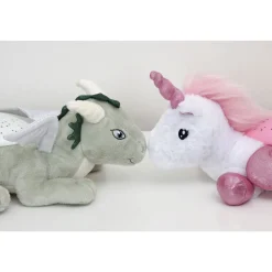 Peluche veilleuse bébé projection plafond twilight buddies licorne