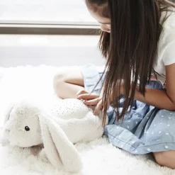 Peluche veilleuse bébé projection plafond twilight buddies lapin