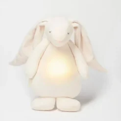 Peluche veilleuse lapin crème