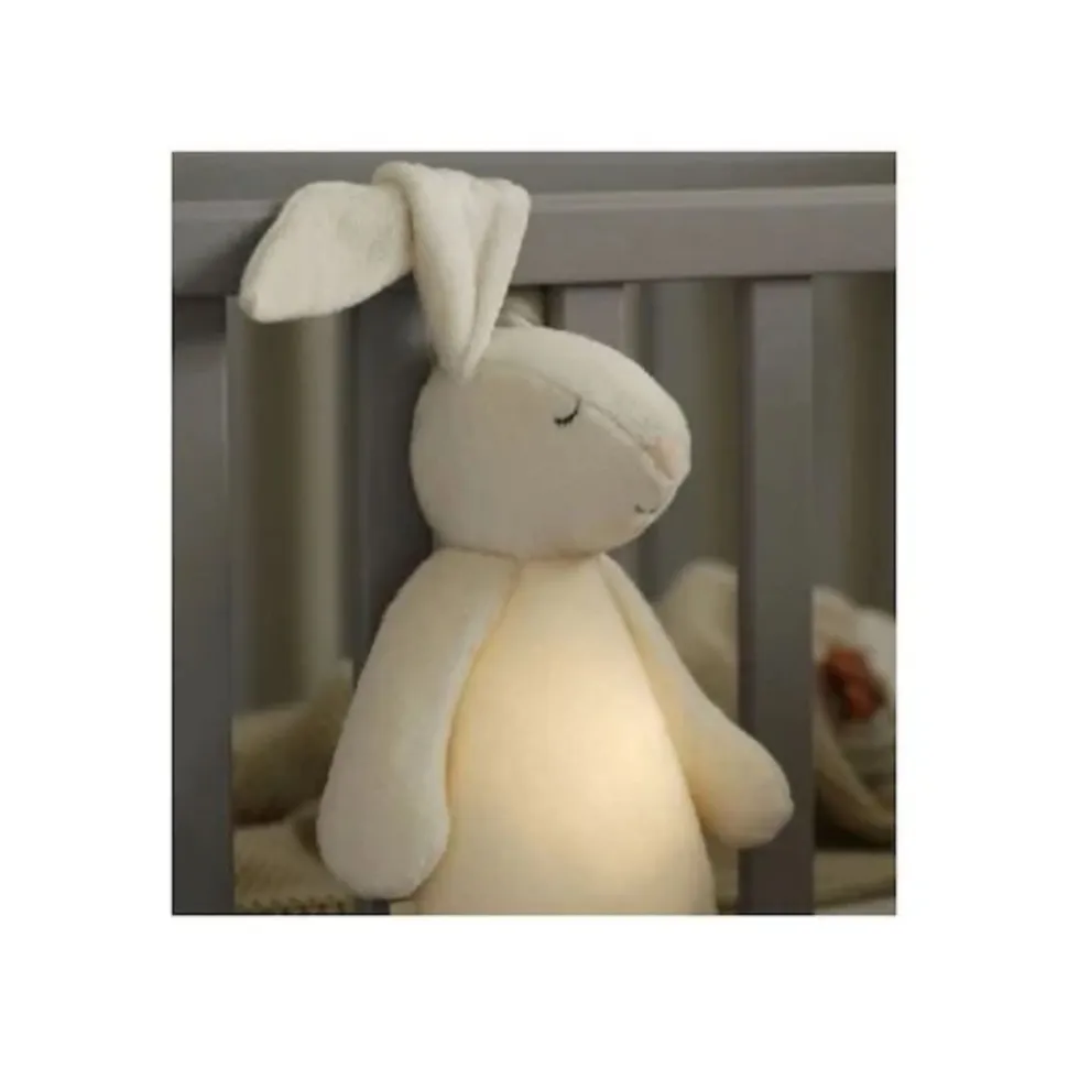 Peluche veilleuse lapin crème