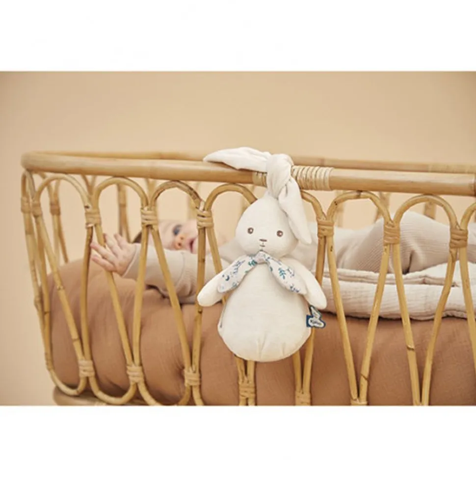 Peluche veilleuse nomade lapin crème