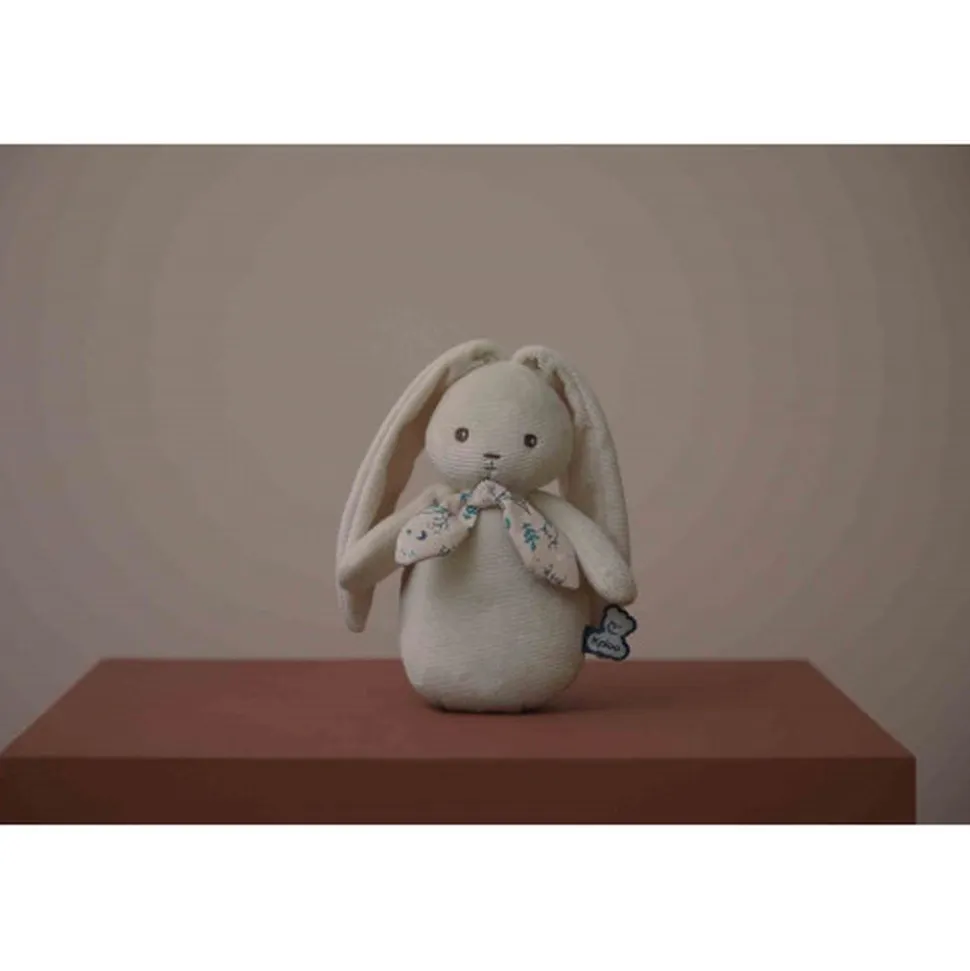Peluche veilleuse nomade lapin crème