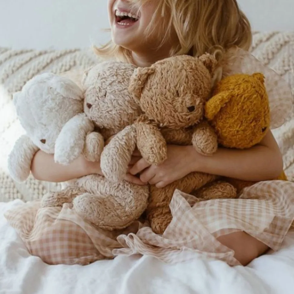 Peluche veilleuse ourson nature bio cappuccino