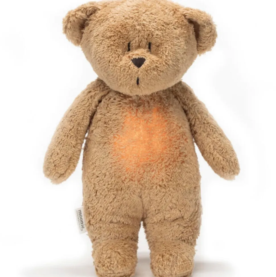 Peluche veilleuse ourson nature bio cappuccino