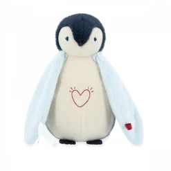 Peluche veilleuse pingouin bleu