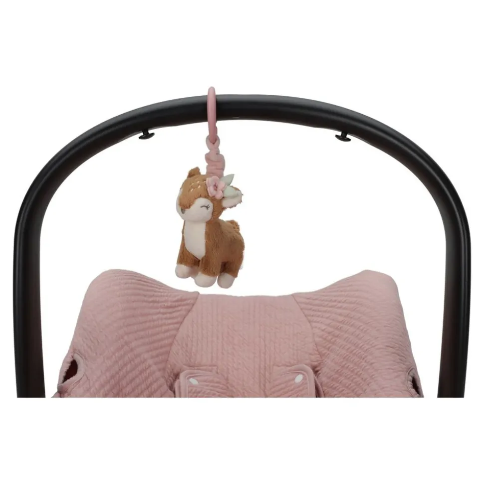 Peluche vibrante faon fairy garden