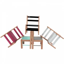 Petite chaise basse enfant louise hybride vert mint