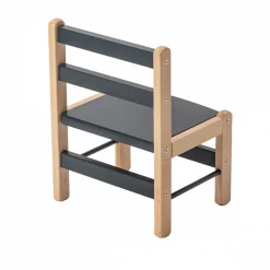 Petite chaise basse enfant louise anthracite