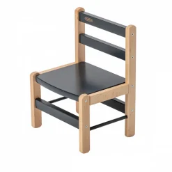 Petite chaise basse enfant louise anthracite