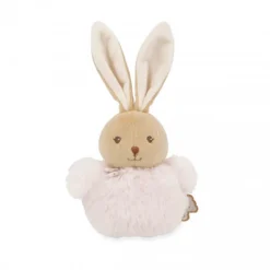 Petite peluche pompon lapin rose