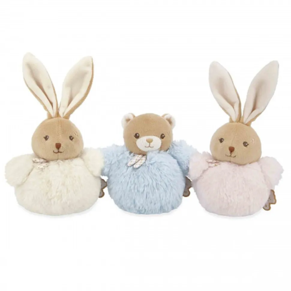 Petite peluche pompon lapin rose