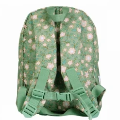 Petit sac à dos fleurs sauge