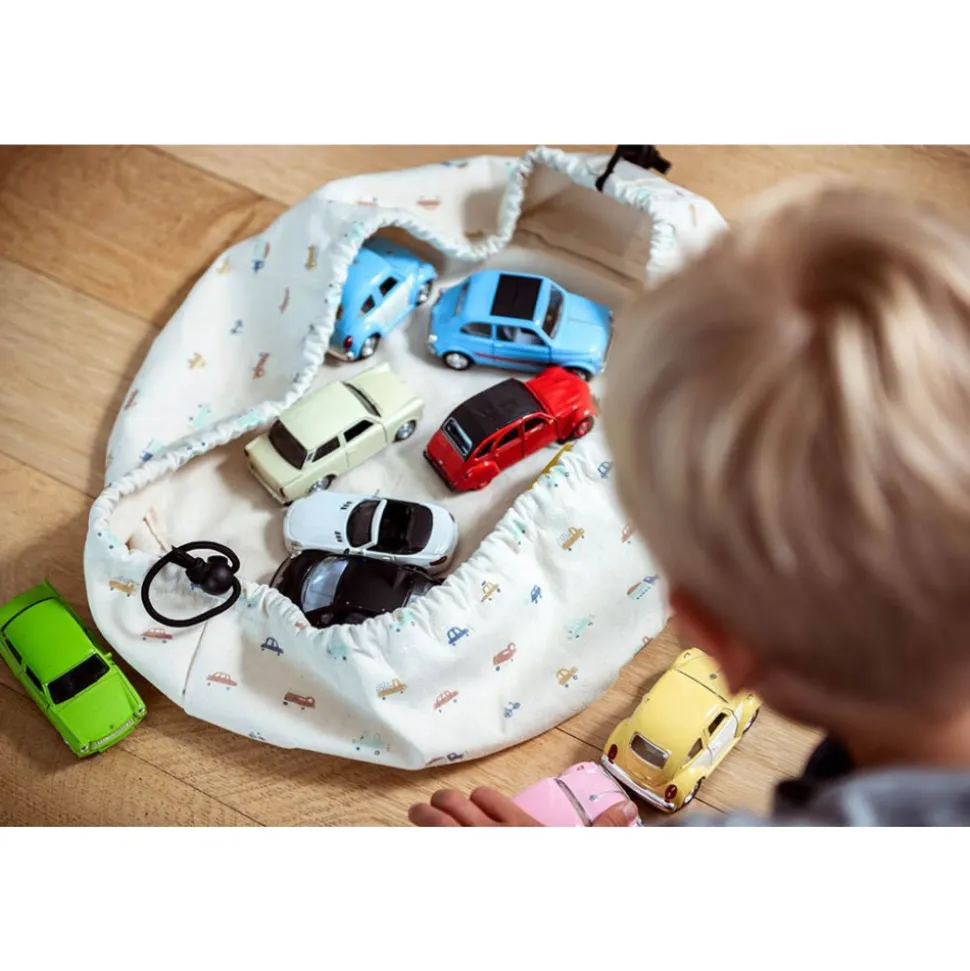 Petit sac à jouets / tapis de jeu 2 en 1 cars