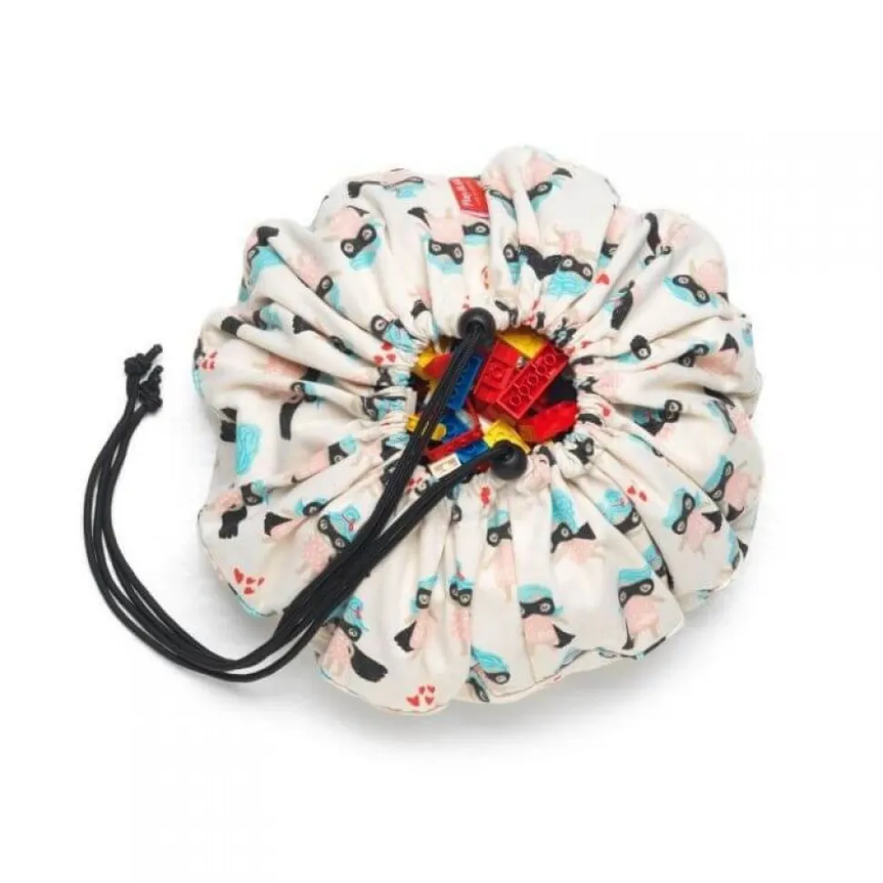 Petit sac à jouets / tapis de jeu 2 en 1 supergirl