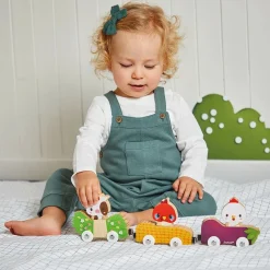 Petit train magnétique animaux de la ferme