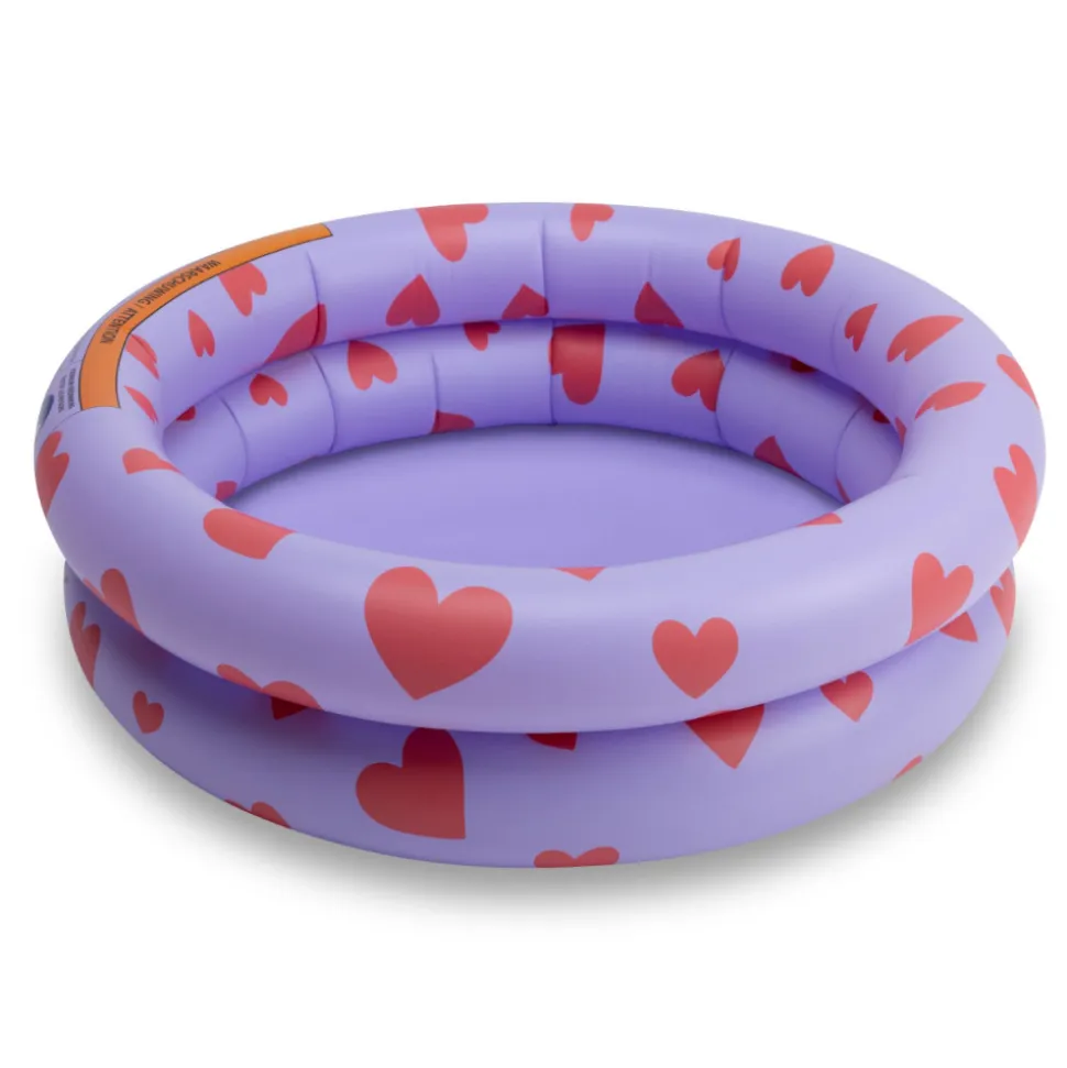Piscine bébé ø 60 cm cœur 2 anneaux