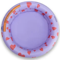 Piscine bébé ø 60 cm cœur 2 anneaux