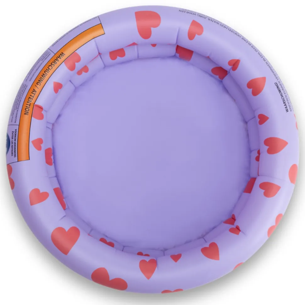 Piscine bébé ø 60 cm cœur 2 anneaux