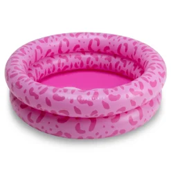 Piscine bébé ø 60 cm léopard rose 2 anneaux
