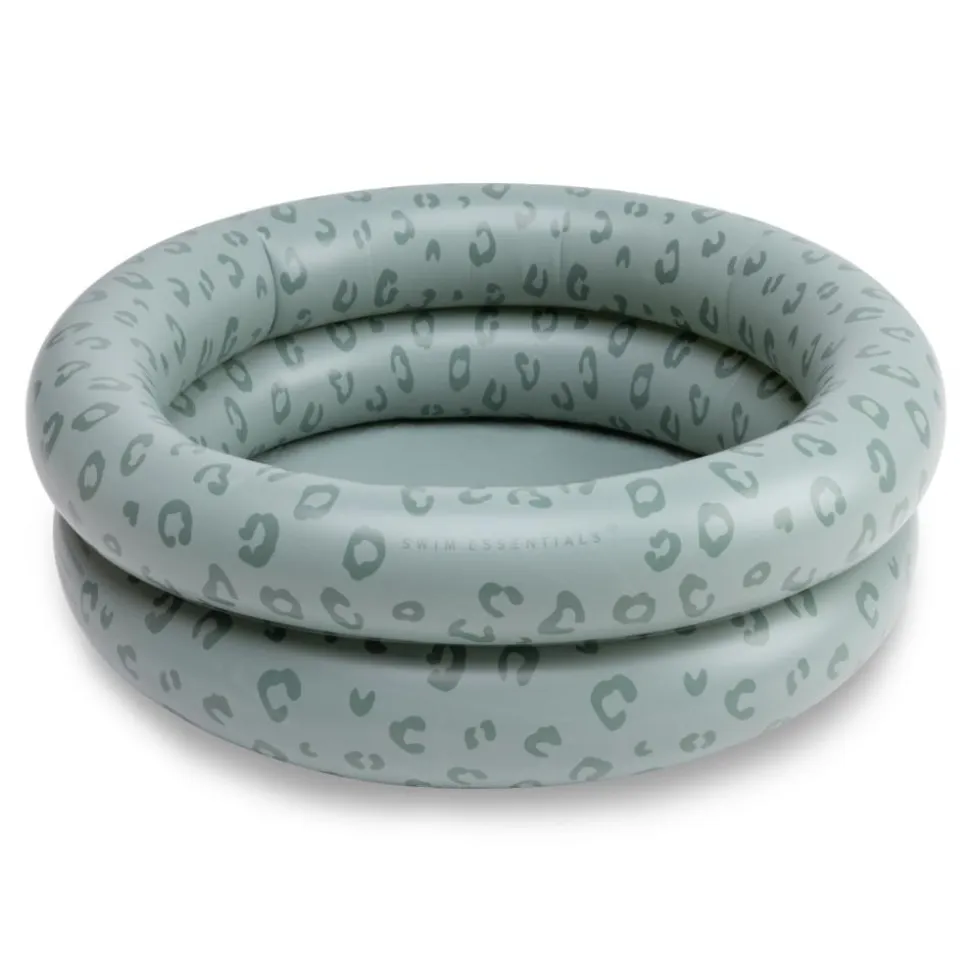 Piscine bébé ø 60 cm léopard vert 2 anneaux